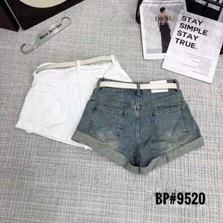 Quần Sooc Jean Nữ Xắn Gấu Cạp Cao Kèm Belt QCCC Cao Cấp