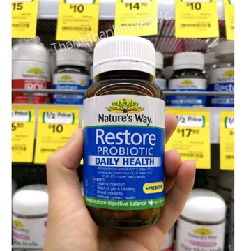 Nature's Way Restore Daily Probiotic 90 viên Men vi sinh