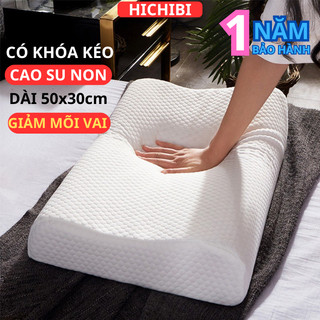 [BH 1NĂM] Gối Cao Su Non Chống Ngáy Chống Đau Mỏi Vai Gáy Mềm Mại Êm Ái, Gối nằm cao su non chống ngáy