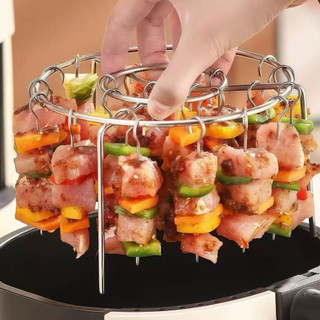 Xiên Thịt Nướng Cho Nồi Chiên Không Dầu Chubby Chef Combo 24 Xiên Nướng Thịt BBQ Bằng Inox 304 Không Gỉ An Toàn