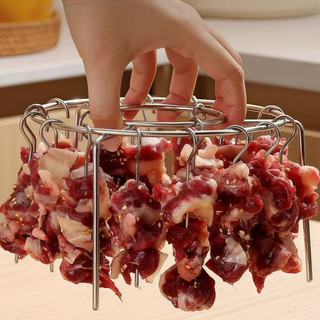 Xiên Thịt Nướng Cho Nồi Chiên Không Dầu Chubby Chef Combo 24 Xiên Nướng Thịt BBQ Bằng Inox 304 Không Gỉ An Toàn