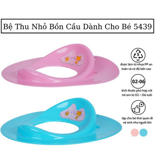Bệ thu nhỏ bồn cầu cho bé nhựa Việt Nhật, bệ xí thu nhỏ bồn cầu giúp bé ngồi an toàn thoải mái 5439