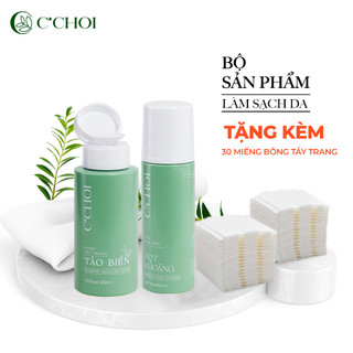 Bộ làm sạch da C'CHOI - Tẩy Trang & Sữa Rửa Mặt – Làm Sạch Sâu, Làm Dịu, Sáng Da
