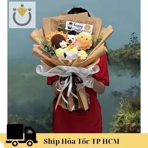 Bó hoa len tốt nghiệp, hỏa tốc TP HCM