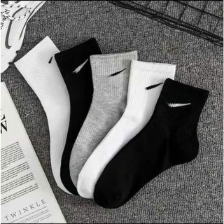 Tất Thể Thao Nam Nữ NK Hàng Chất Lượng Cao 2 màu TRẮNG ĐEN