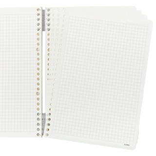 KLONG - Sổ Caro Còng Nhựa 2 đầu Lite Binder B5 - Bìa nhựa PP 120 trang - MS 806