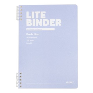 KLONG - Sổ Line Còng nhựa 2 đầu Lite Binder B5 - Bìa nhựa PP 120 trang -MS 807