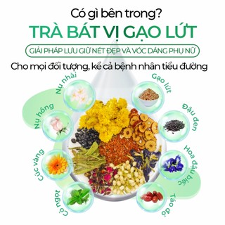 Trà Gạo Lứt Đậu Đen Giảm Cân Sunbeleaf - Giảm Cân Sau 2 Tuần, Phù Hợp Với Thực Đơn Giảm Cân