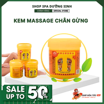 Kem massage chân gừng, colllagen, massage body. Kem massage body, massage bàn chân giữ ấm cơ thể Hàng Cao Cấp