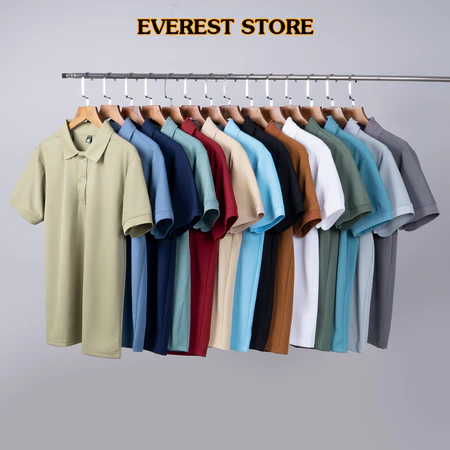 Áo thun polo nam chất vải cá sấu co giản 4 chiều thời trang Everest Nhiều màu