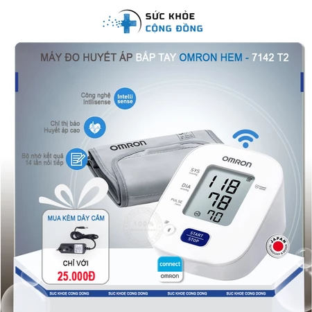 Máy Đo Huyết Áp Bắp Tay Omron Hem-7090