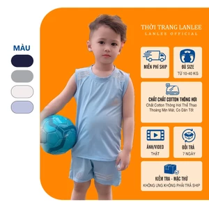 Đồ Bộ Bé Trai Mùa Hè 𝗟𝗮𝗻𝗹𝗲𝗲 𝗙𝗮𝘀𝗵𝗶𝗼𝗻 Sát Nách Mã AD