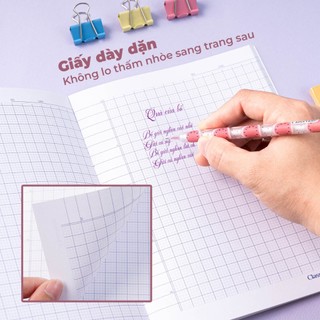 Tập Học Sinh A5 96 Trang CLASSMATE Best Friend, Tập Miền Nam Kẻ 4 Ô Ly 2x2mm Giấy 100gsm Không Thấm Mực NA5-09-005