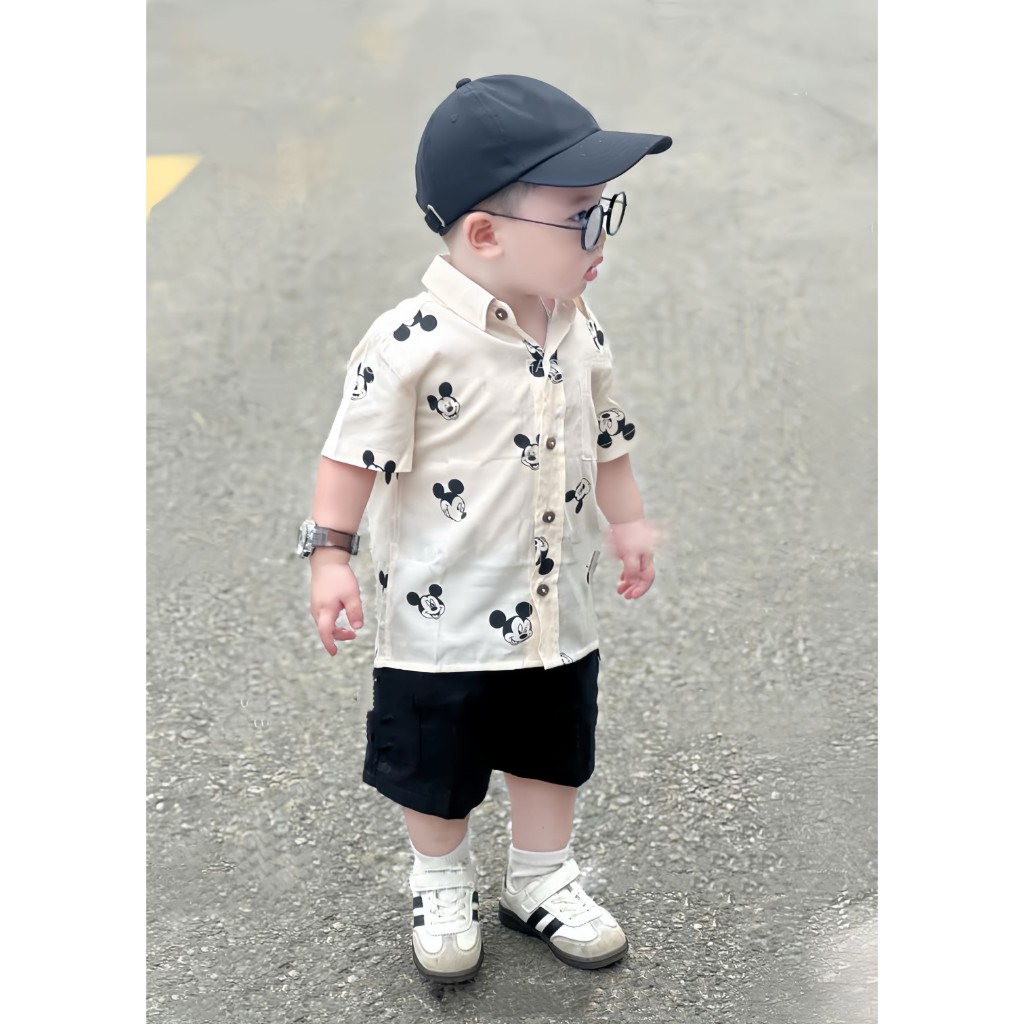 Đồ Bộ Bé Trai Mùa Hè 𝗟𝗮𝗻𝗹𝗲𝗲 𝗙𝗮𝘀𝗵𝗶𝗼𝗻 Mã MK