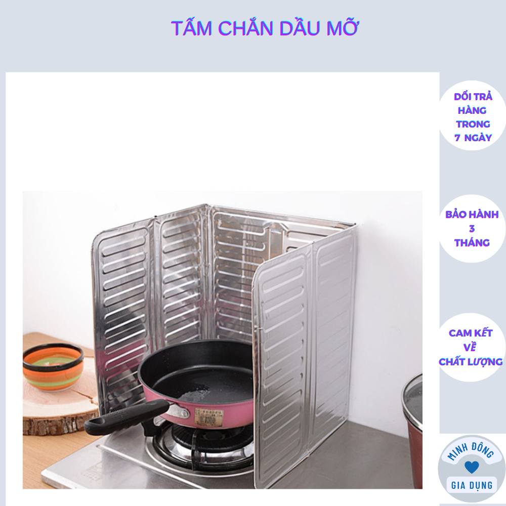 Tấm chắn dầu mỡ cách nhiệt tiện lợi họa tiết bắt mắt - Khung nhôm chống văng dầu mỡ, chắn gió bếp gas HOẠ TIẾT