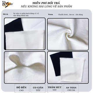 Áo Ống Cúp Ngực Dài Trơn Basic, Áo Quây Ngang Thun Gân Co Giản (Không Mút) OD01 RUSY