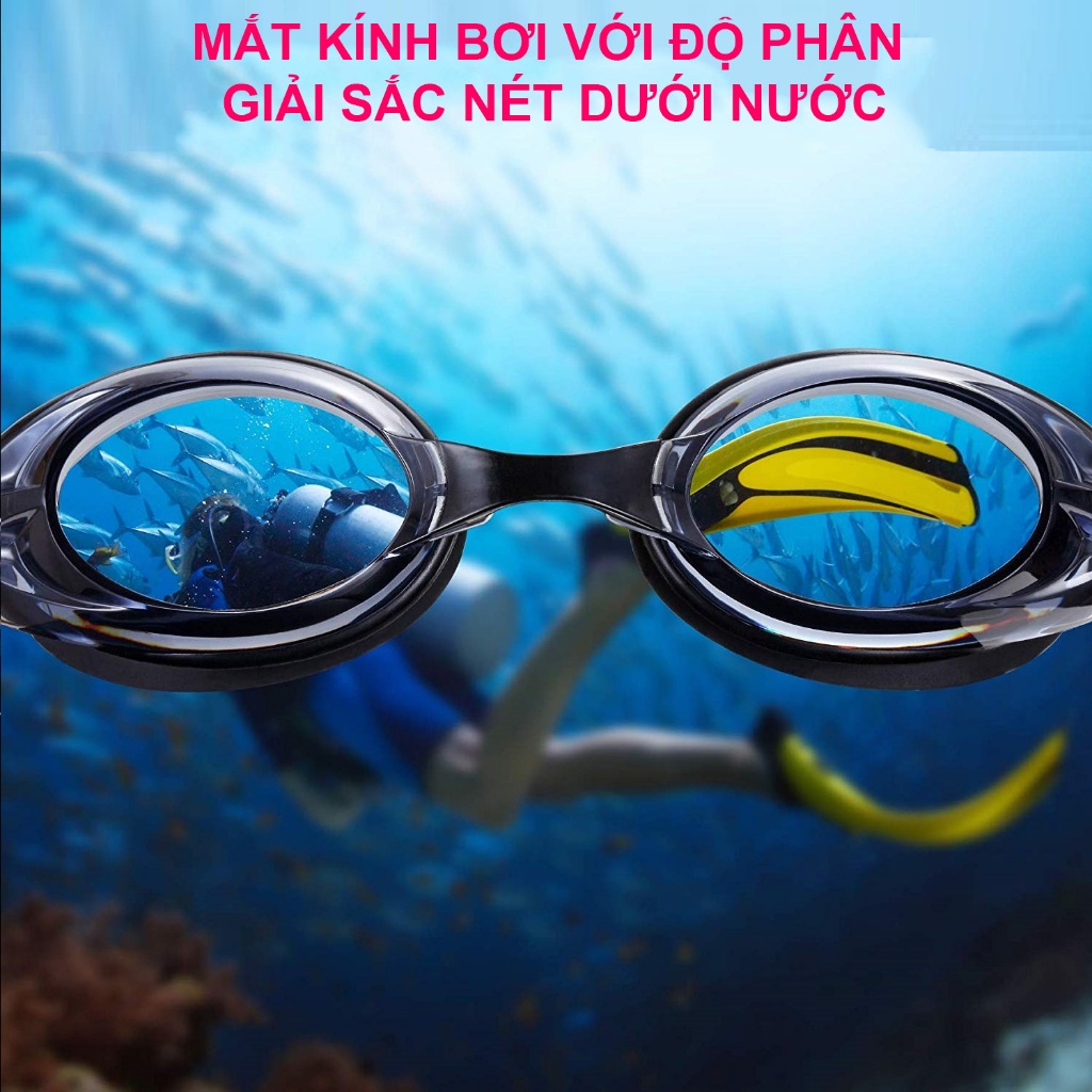 Kính bơi người lớn 1153 SPORTY, mắt trong cho nam nữ chính hãng chống tia UV hạn chế sương mờ