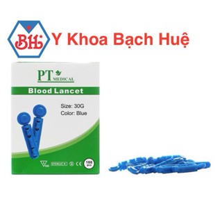 Hộp 100 kim chích máu tròn tiểu đường PT