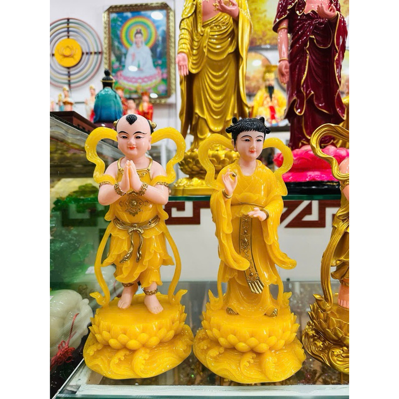 Tượng Tiên Đồng-Ngọc Nữ Cao 30 cm.