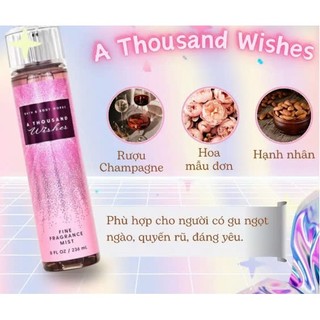 Xịt Thơm Toàn Thân Body Mist Bath and Body Works 236ml Mỹ - CÔ THƯ MARKET