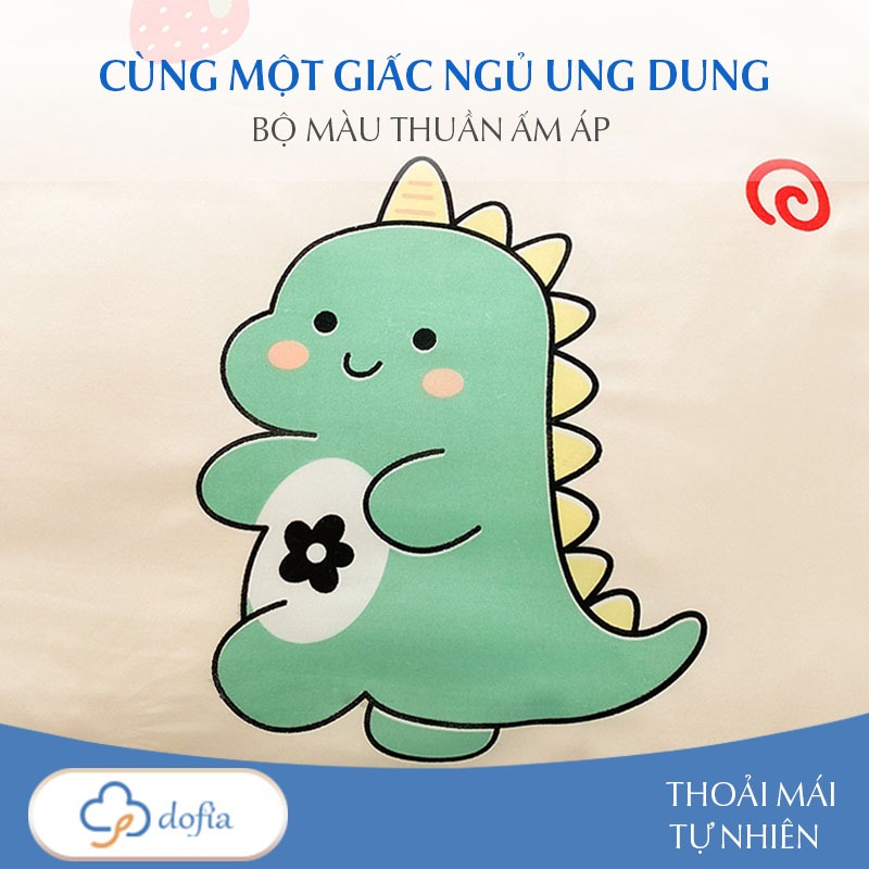 Ảnh Bộ Ga Trải Giường Dofia cao cấp chất liệu An Toàn cho Làn Da Kháng Khuẩn và thoáng mát 4