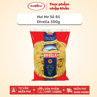 Nui Nơ Farfalle Divella Số 85 – Gói 500g – Sắc Màu Ẩm Thực Ý Cho Mọi Bữa Ăn
