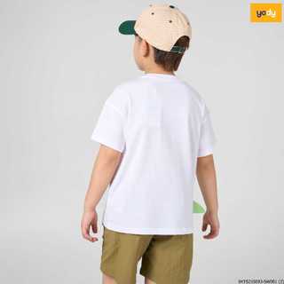 Áo thun bé trai YODY Cotton USA single thấm hút mồ hôi, co giãn nhẹ 2-9 tuổi BKTS25S093