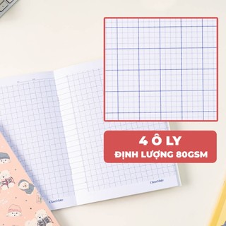 Tập Học Sinh A5 96 Trang CLASSMATE, Tập Miền Nam Vở 4 Ô Ly Pattern Giấy 80gsm Dành Cho Học Sinh Cấp 1 NA5-09-008