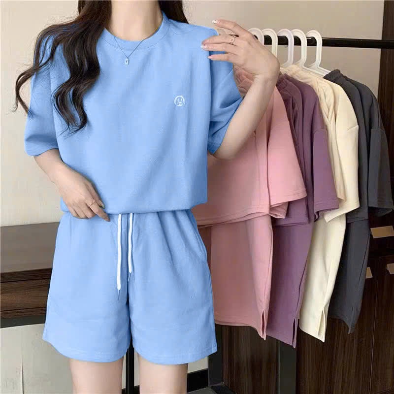 Ảnh SET Bộ Quần Áo Nữ Thêu Hình Động Vật NAD Unisex - Đồ Bộ Thể Thao Nữ Chất Cotton Mặc Đi Chơi Du Lịch Ullzang 1