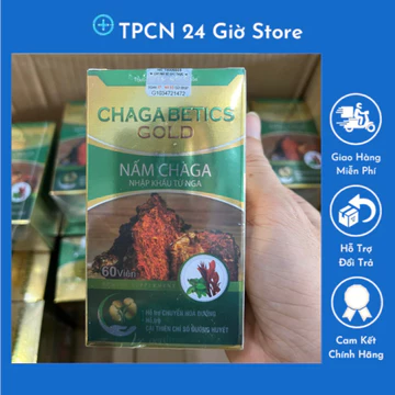 Tiểu Đường Chaga Bestics - Hỗ Trợ Giảm Đường Huyết, Giảm Biến Chứng Do Đái Tháo Đường, Nấm Chaga | Shop TPCN 4 Giờ