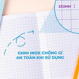 Tập Học Sinh A5 96 Trang CLASSMATE, Tập Miền Nam Vở 4 Ô Ly Pattern Giấy 80gsm Dành Cho Học Sinh Cấp 1 NA5-09-008