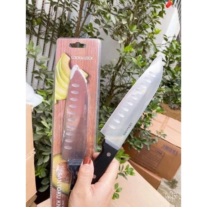 Dao Làm Bếp LocknLock Santoku 6.5icnh CKK921, Dao Chắt Xương CKK920 - K-MALL