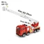 Tuyển tập đồ chơi xe cứu hỏa cho bé bằng nhựa ABS cứng cáp, chạy đà quán tính, xoay 360 độ, kích thước lớn, tỷ lệ 1:55