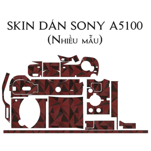 Skin dán máy ảnh Sony A5000 / A5100 (nhiều mẫu) | Miếng dán Film 3M cho body custom theo yêu cầu