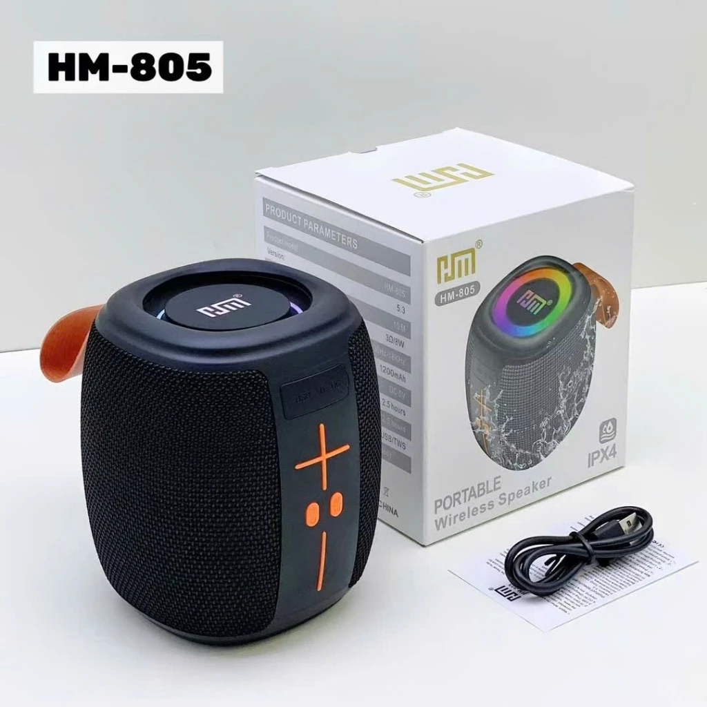 Loa Bluetooth BoomBox phiên bản mới đèn led cùng âm thanh bass căng công suất 20w pin trâu REMI OFFICIAL