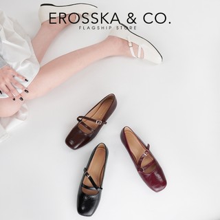 EROSSKA - Giày búp bê nữ kiểu giày ballet core đế độn cao 2cm thời trang năng động - EL071