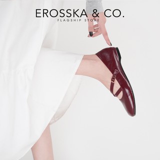 EROSSKA - Giày búp bê nữ kiểu giày ballet core đế độn cao 2cm thời trang năng động - EL071