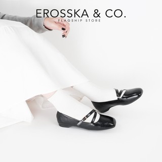 EROSSKA - Giày búp bê nữ kiểu giày ballet core đế độn cao 2cm thời trang năng động - EL071