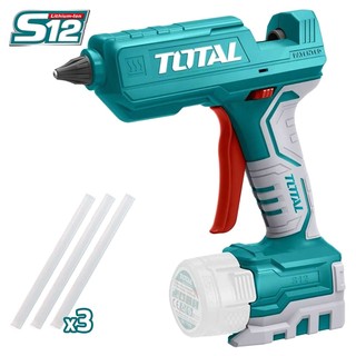 TOTAL Súng bắn keo dùng pin S12 TGGLI1201 <HÀNG CHÍNH HÃNG>