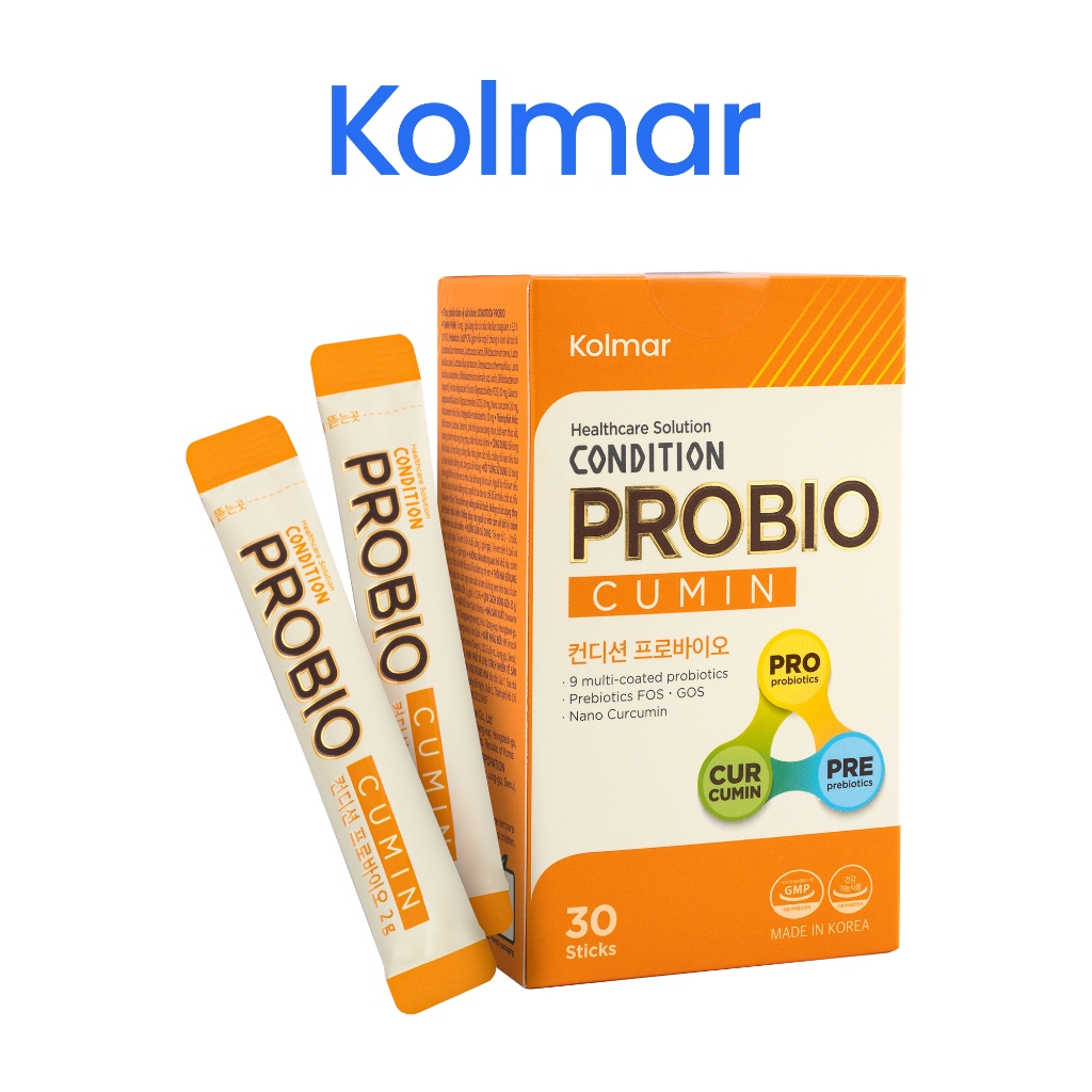 Bột Uống Bổ Sung Lợi Khuẩn CONDITION PROBIO Hỗ Trợ Tăng Cường Tiêu Hóa - Hộp 30 gói - Thực Phẩm Bảo Vệ Sức Khoẻ