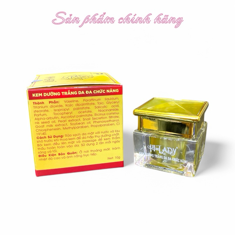 Kem Hilady Dưỡng Trắng da Đa Chức Năng 10gram Chính Hãng
