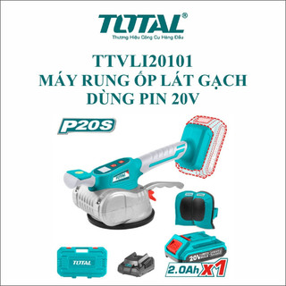TOTAL  Máy rung ốp lát gạch dùng pin 20V TTVLI20101