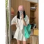 Set đồ bộ mùa hè chất nỉ xốp trơn basic thêu ngựa có bigsize.