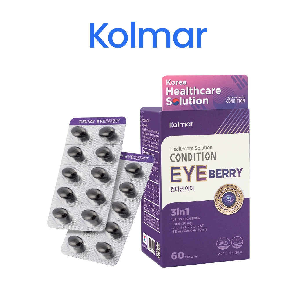 Viên Uống Hỗ Trợ Tăng Cường Thị Lực Cho Mắt CONDITION EYE - Hộp 60 viên - Thực Phẩm Bảo Vệ Sức Khoẻ