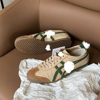 Giày thể thao bigsize nam nữ mùa hè cổ thấp Onit_suka ti_ger màu rêu êm nhẹ, sneaker thời trang cao cấp big size
