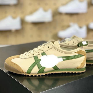 Giày thể thao bigsize nam nữ mùa hè cổ thấp Onit_suka ti_ger màu rêu êm nhẹ, sneaker thời trang cao cấp big size