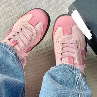 Giày thể thao bigsize nữ mùa hè cổ thấp Onit_suka màu hồng dễ thương , sneaker thời trang nữ cao cấp