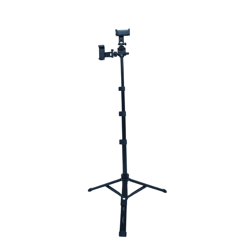 Gậy 91666 Bản 2 Kẹp – Tripod Yunteng Gấp Gọn, Remote Bluetooth – Quay 2 Điện Thoại, Livestream 2 Máy
