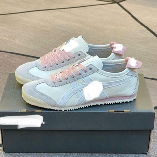 Giày thể thao nữ bigsize mùa hè Onit_suka màu trắng hồng dễ thương êm nhẹ đế bệt , sneaker thời trang cao cấp