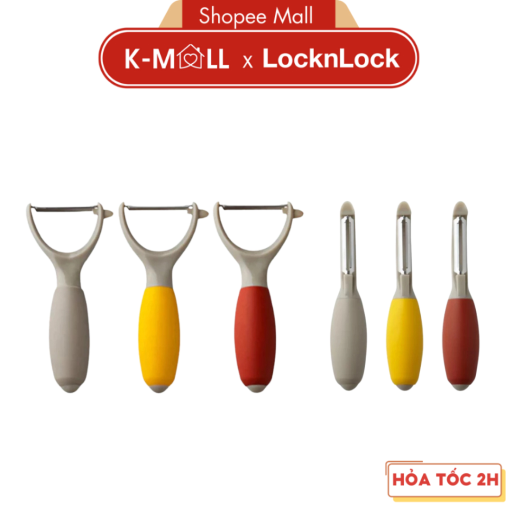 Dao bào inox kiểu chữ Y và I Lock&Lock LOL123 LOL124 dao mỏng nạo nhanh ...